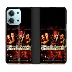 Housse cuir portefeuille Pour Xiaomi Redmi 15C 4G Pirate Des Caraibes