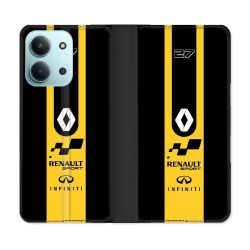 Housse cuir portefeuille Pour Xiaomi Redmi 15C 4G Renault