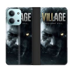 Housse cuir portefeuille Pour Xiaomi Redmi 15C 4G Resident Evil