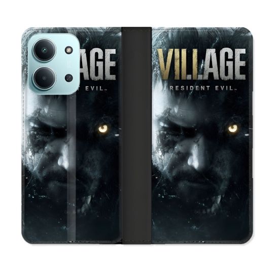 Housse cuir portefeuille Pour Xiaomi Redmi 15C 4G Resident Evil