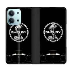 Housse cuir portefeuille Pour Xiaomi Redmi 15C 4G Shelby