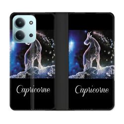 Housse cuir portefeuille Pour Xiaomi Redmi 15C 4G Signe Zodiaque 2 Capricorne