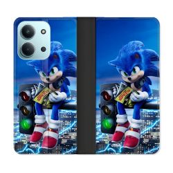 Housse cuir portefeuille Pour Xiaomi Redmi 15C 4G Sonic