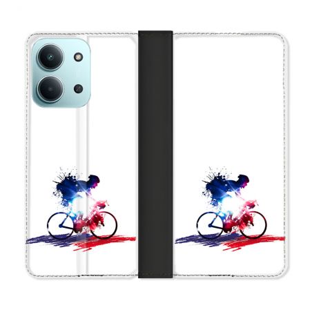 Housse cuir portefeuille Pour Xiaomi Redmi 15C 4G Sport Cyclisme France