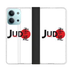 Housse cuir portefeuille Pour Xiaomi Redmi 15C 4G Sport Judo Logo