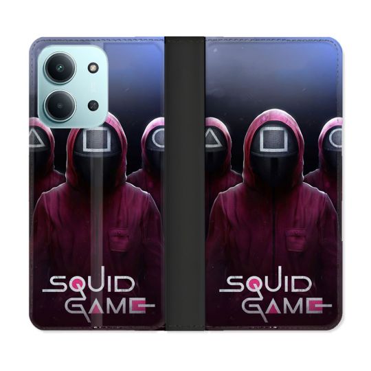 Housse cuir portefeuille Pour Xiaomi Redmi 15C 4G Squid Game