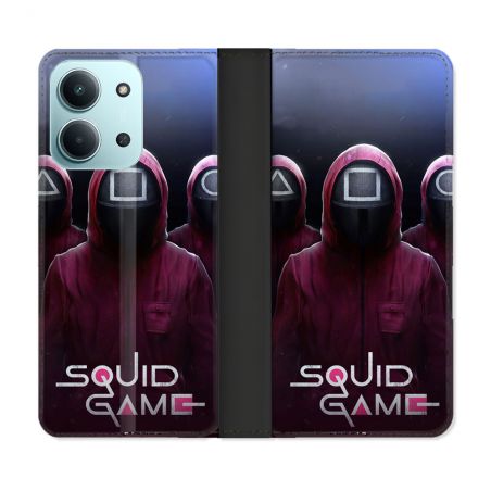Housse cuir portefeuille Pour Xiaomi Redmi 15C 4G Squid Game