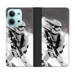 Housse cuir portefeuille Pour Xiaomi Redmi 15C 4G Star Wars - Trooper