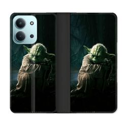 Housse cuir portefeuille Pour Xiaomi Redmi 15C 4G Star Wars - Yoda sombre