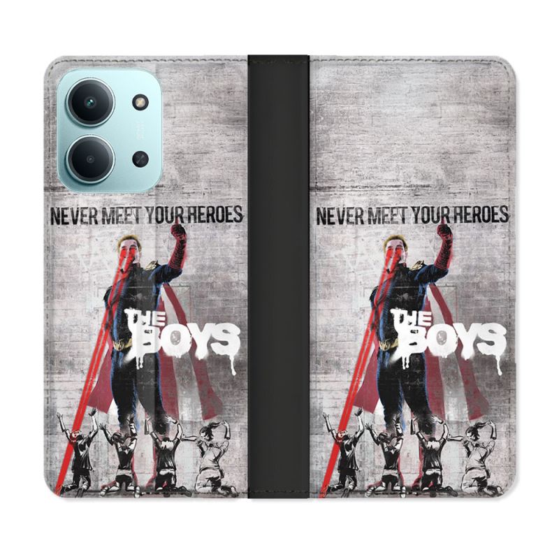 Housse cuir portefeuille Pour Xiaomi Redmi 15C 4G The Boys Affiche