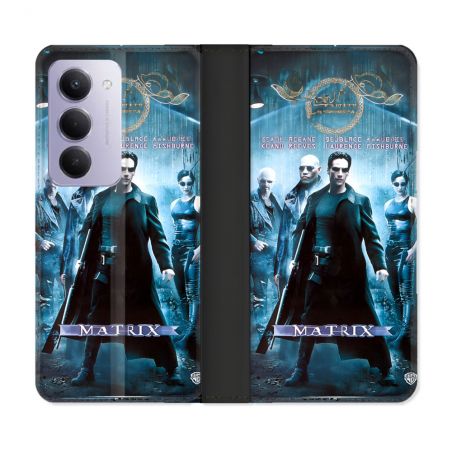 Housse cuir portefeuille Pour Xiaomi Redmi 15 5G Matrix Affiche