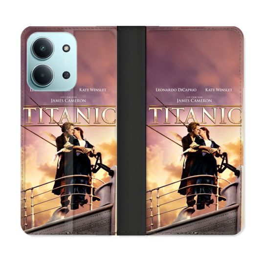 Housse cuir portefeuille Pour Xiaomi Redmi 15C 4G Titanic