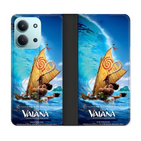 Housse cuir portefeuille Pour Xiaomi Redmi 15C 4G Vaiana