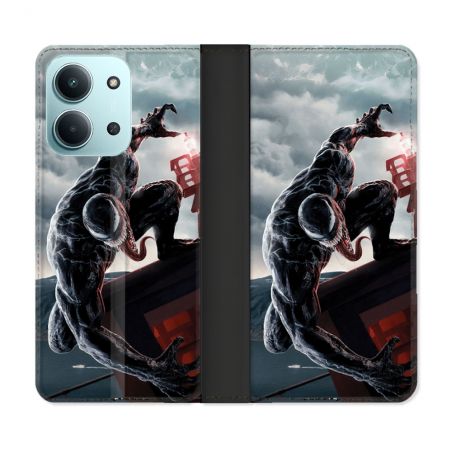 Housse cuir portefeuille Pour Xiaomi Redmi 15C 4G Venom