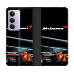 Housse cuir portefeuille Pour Xiaomi Redmi 15 5G Mc Laren