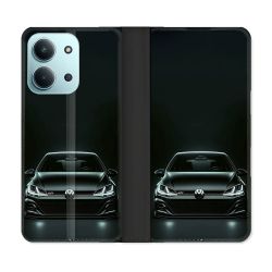 Housse cuir portefeuille Pour Xiaomi Redmi 15C 4G Volkwagen Golf GTI