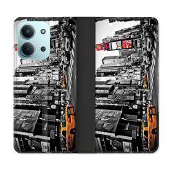 Housse cuir portefeuille Pour Xiaomi Redmi 15C 4G Voyage Amerique USA New York Taxi