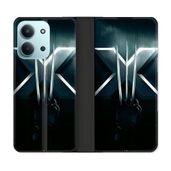 Housse cuir portefeuille Pour Xiaomi Redmi 15C 4G Xmen