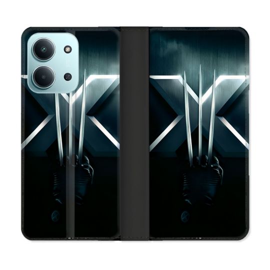 Housse cuir portefeuille Pour Xiaomi Redmi 15C 4G Xmen