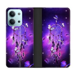 Housse cuir portefeuille Pour Xiaomi Redmi 15C 4G Zen Attrape Reve Papillon