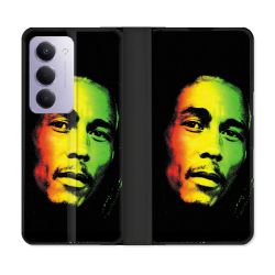 Housse cuir portefeuille Pour Xiaomi Redmi 15 5G Musique Bob Marley 2