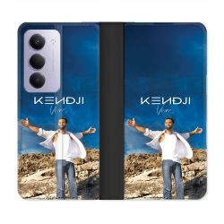 Housse cuir portefeuille Pour Xiaomi Redmi 15 5G Musique Kendji