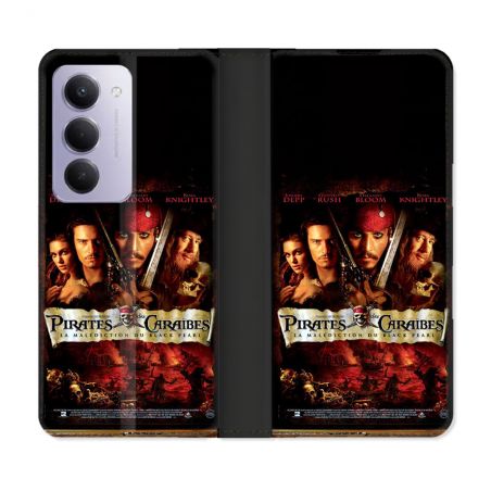 Housse cuir portefeuille Pour Xiaomi Redmi 15 5G Pirate Des Caraibes