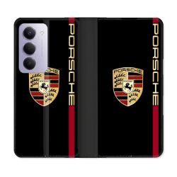 Housse cuir portefeuille Pour Xiaomi Redmi 15 5G Porsche Line