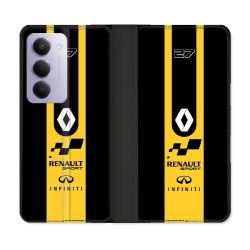 Housse cuir portefeuille Pour Xiaomi Redmi 15 5G Renault