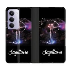 Housse cuir portefeuille Pour Xiaomi Redmi 15 5G Signe Zodiaque 2 Sagittaire