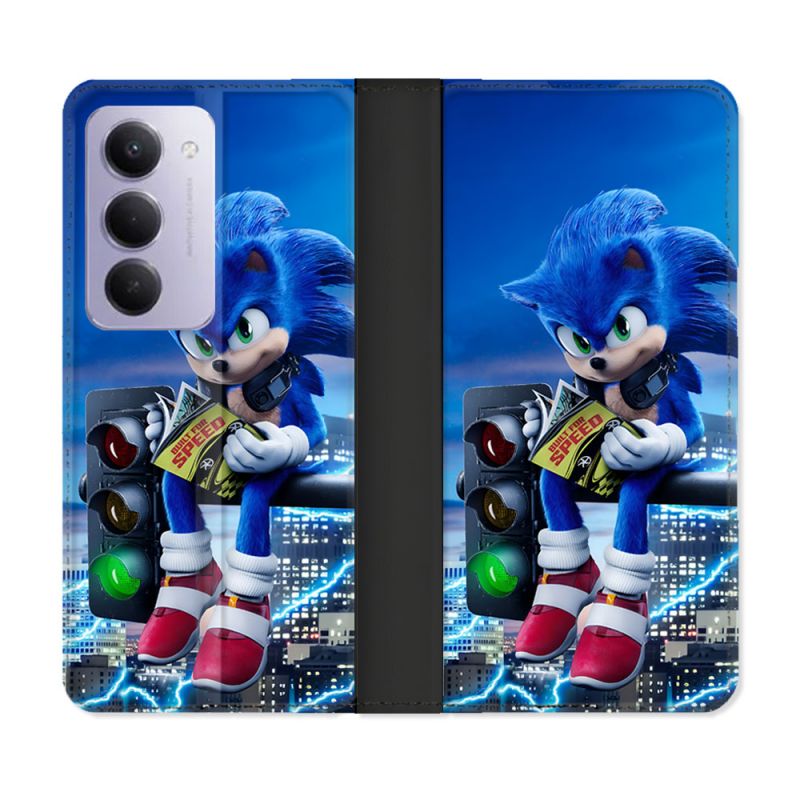 Housse cuir portefeuille Pour Xiaomi Redmi 15 5G Sonic