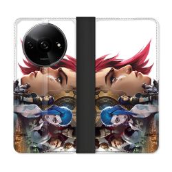 Housse cuir portefeuille Pour Xiaomi Redmi A3 Arcane Jinx Sœur