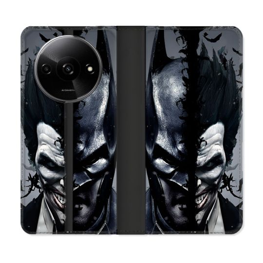 Housse cuir portefeuille Pour Xiaomi Redmi A3 Batman Joker