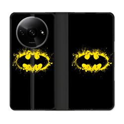 Housse cuir portefeuille Pour Xiaomi Redmi A3 Batman Logo