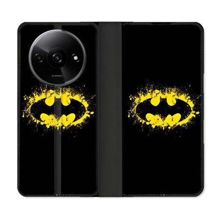 Housse cuir portefeuille Pour Xiaomi Redmi A3 Batman Logo