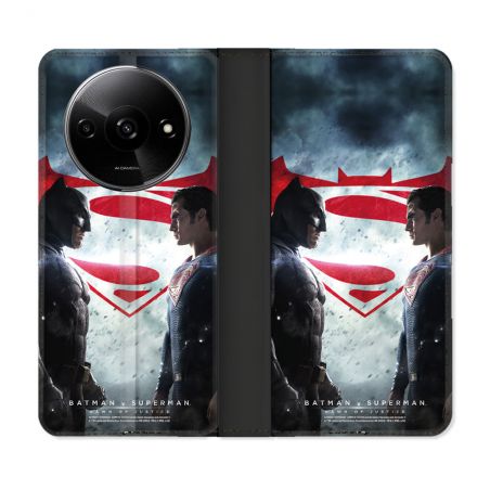 Housse cuir portefeuille Pour Xiaomi Redmi A3 Batman VS Superman