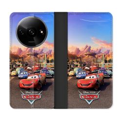 Housse cuir portefeuille Pour Xiaomi Redmi A3 Cars Affiche