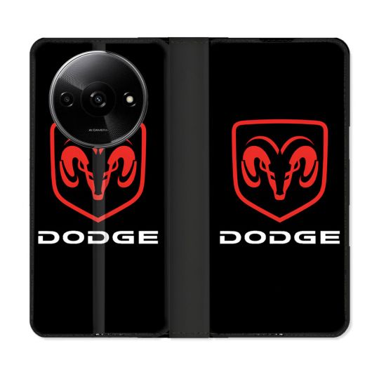Housse cuir portefeuille Pour Xiaomi Redmi A3 Dodge