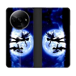 Housse cuir portefeuille Pour Xiaomi Redmi A3 Fantastique Fee Lune