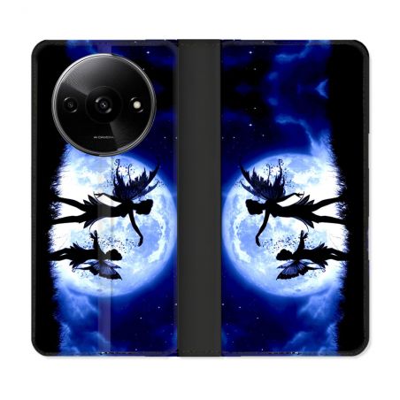 Housse cuir portefeuille Pour Xiaomi Redmi A3 Fantastique Fee Lune