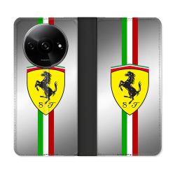 Housse cuir portefeuille Pour Xiaomi Redmi A3 Ferrari Ligne