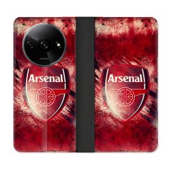 Housse cuir portefeuille Pour Xiaomi Redmi A3 Foot Arsenal