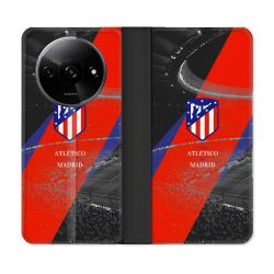 Housse cuir portefeuille Pour Xiaomi Redmi A3 Foot Athletico Madrid