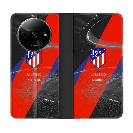 Housse cuir portefeuille Pour Xiaomi Redmi A3 Foot Athletico Madrid