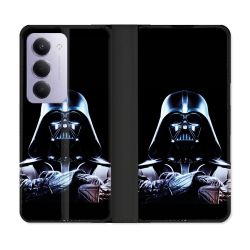 Housse cuir portefeuille Pour Xiaomi Redmi 15 5G Star Wars - Dark Vador Noir