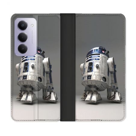 Housse cuir portefeuille Pour Xiaomi Redmi 15 5G Star Wars - R2D2
