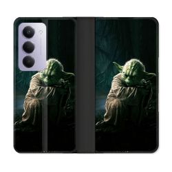 Housse cuir portefeuille Pour Xiaomi Redmi 15 5G Star Wars - Yoda sombre