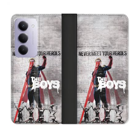 Housse cuir portefeuille Pour Xiaomi Redmi 15 5G The Boys Affiche