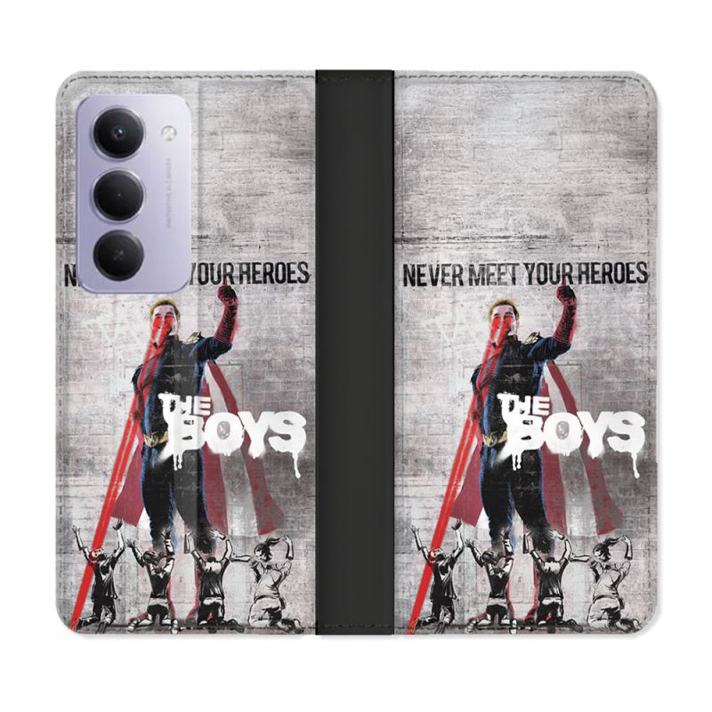 Housse cuir portefeuille Pour Xiaomi Redmi 15 5G The Boys Affiche