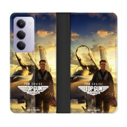 Housse cuir portefeuille Pour Xiaomi Redmi 15 5G Top Gun